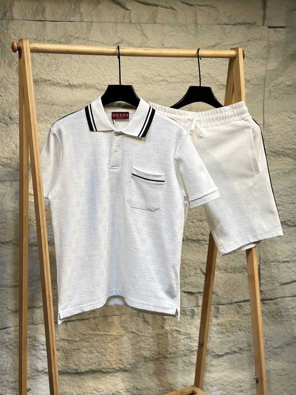 Gucci GG Piqué Polo Set