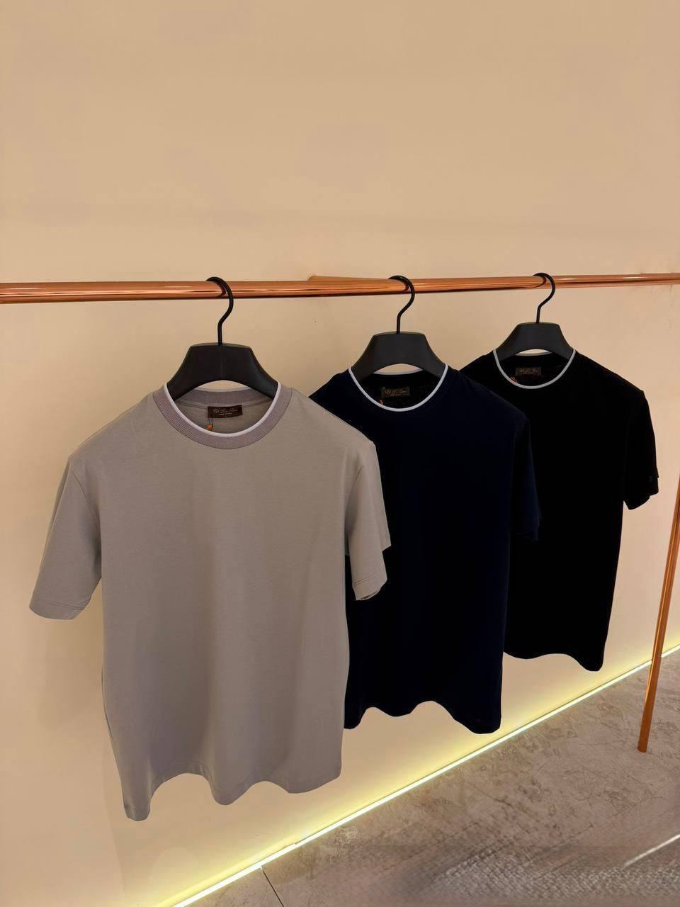 Loro Piana Tipped Crewneck T-Shirt