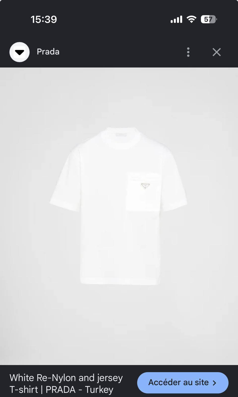 Prada Re-Nylon Pocket T-Shirt