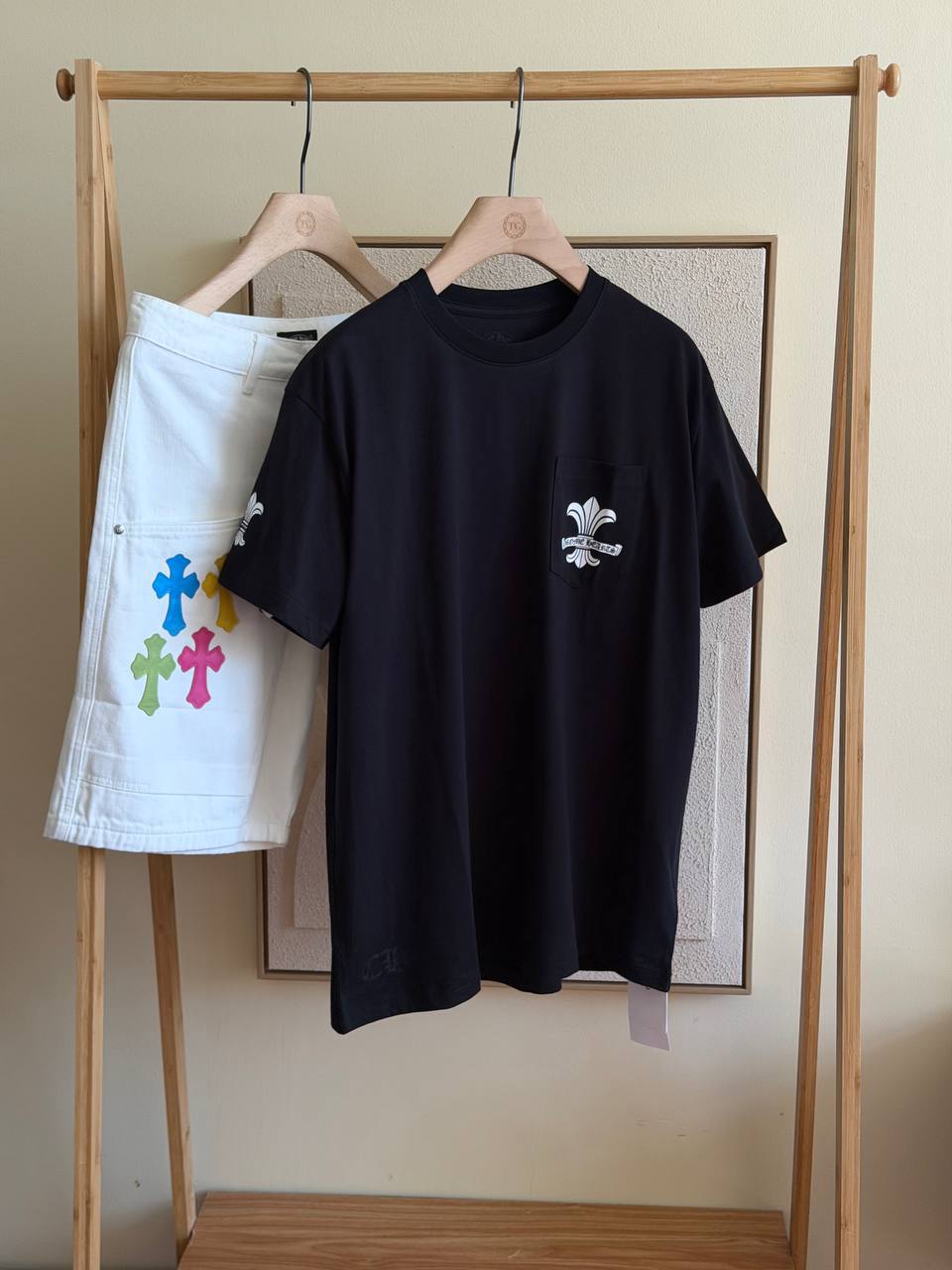 Chrome Hearts Fleur de Lis Pocket Tee – Black