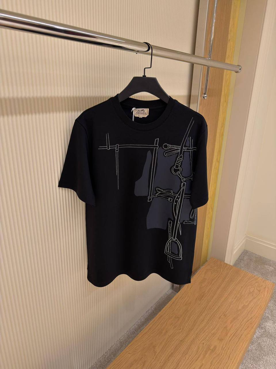 Hermès "Harnais en Gouache 3D" T-Shirt