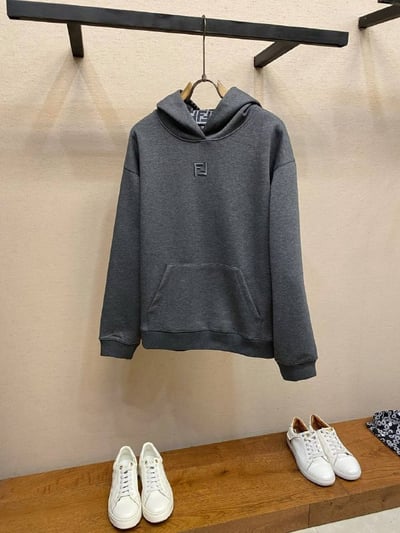 Fendi FF-Lined Hoodie