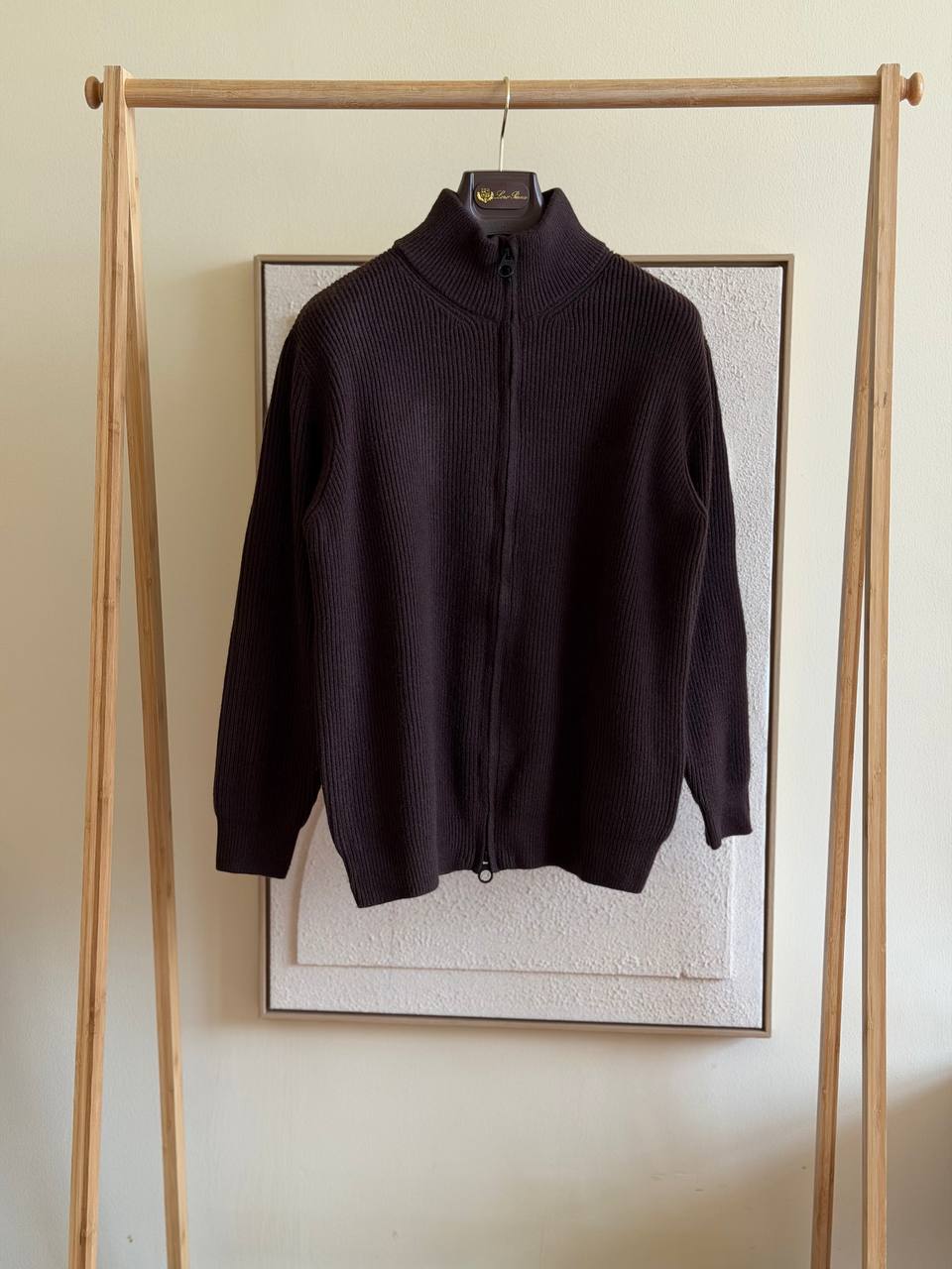 Loro Piana Stand-Collar Full-Zip Sweater
