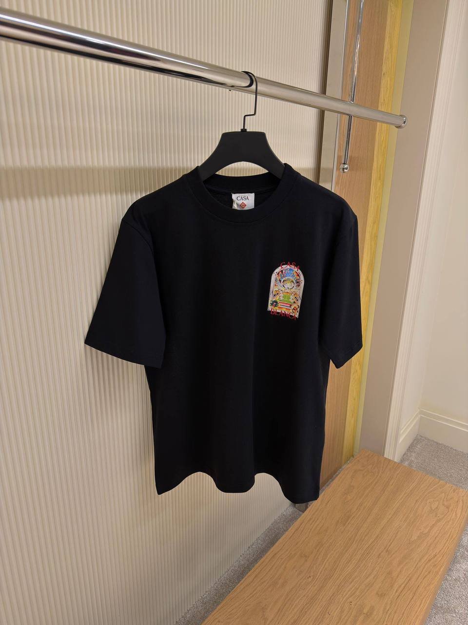 Casablanca Tennis Landscape T-Shirt – Black