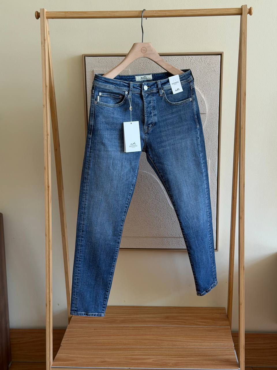 Hermès Slim Jeans – Medium Blue