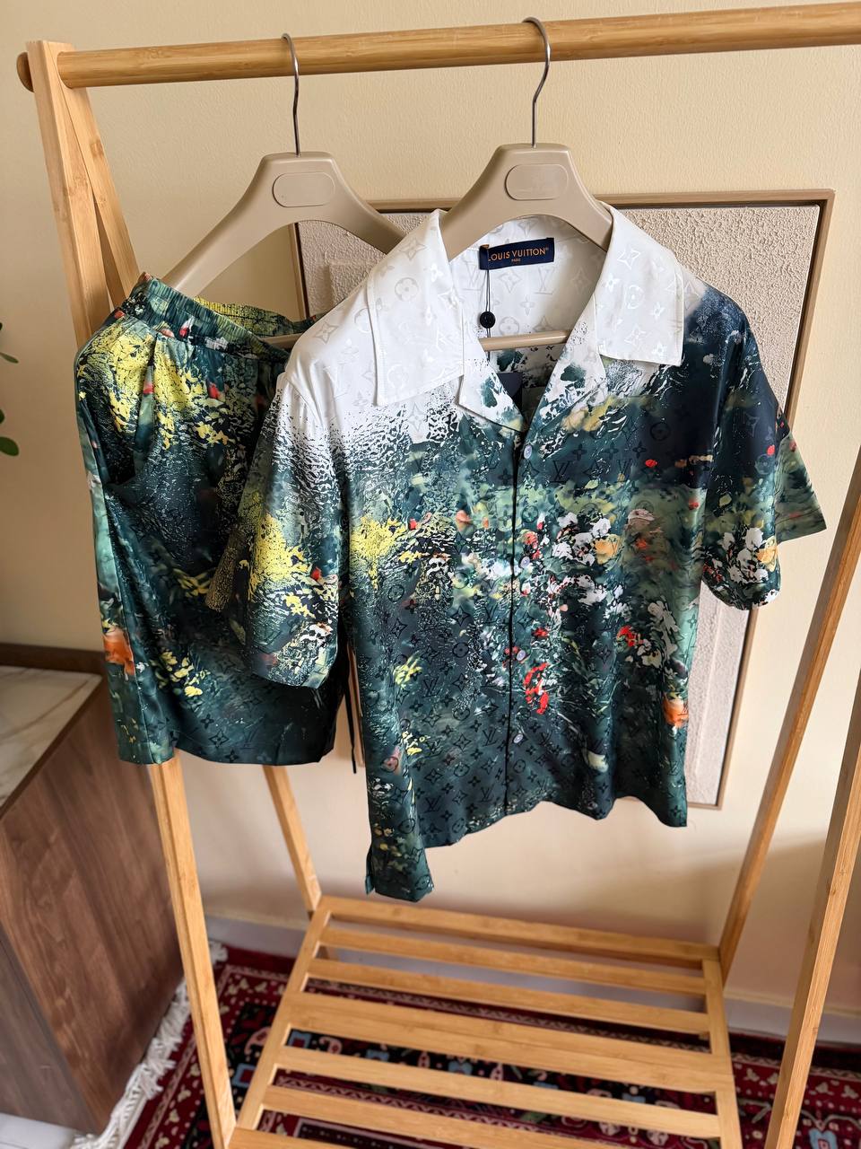 Louis Vuitton Aquatic Garden Shirt & Shorts Set
