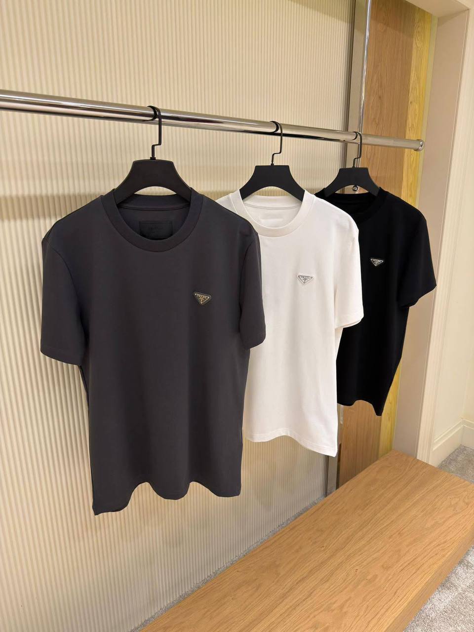 Prada Triangle Logo T-Shirt