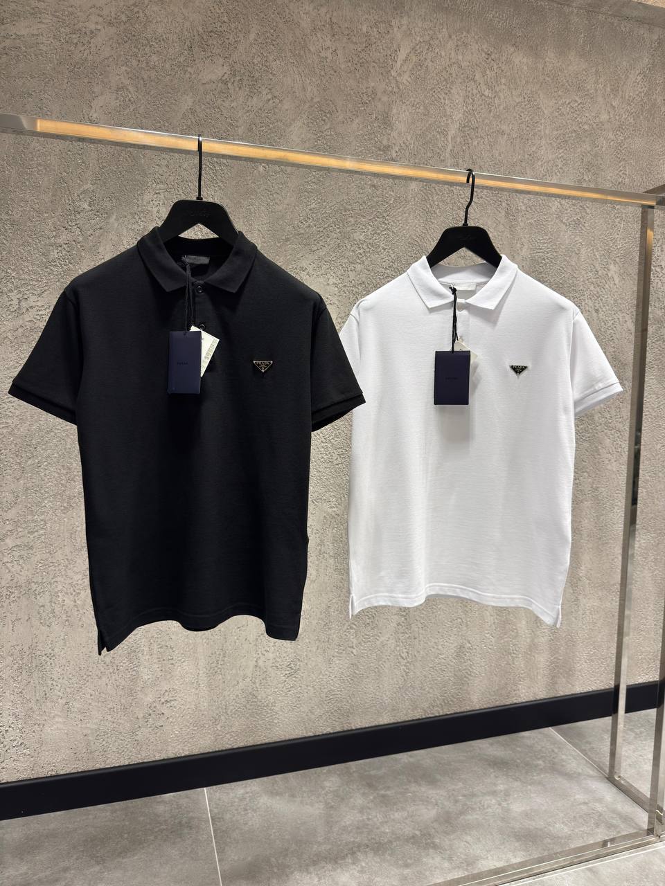 Prada Piqué Polo Shirt