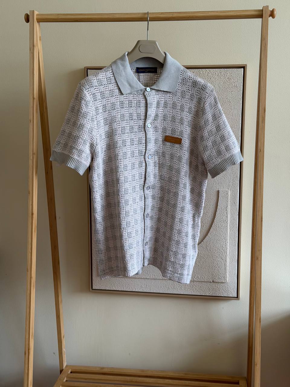 Louis Vuitton Tweedy Jacquard Knit Polo