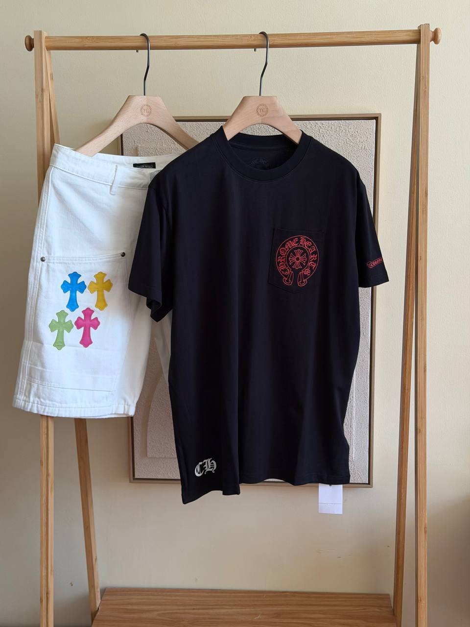 Chrome Hearts Horseshoe Pocket T-Shirt – Black