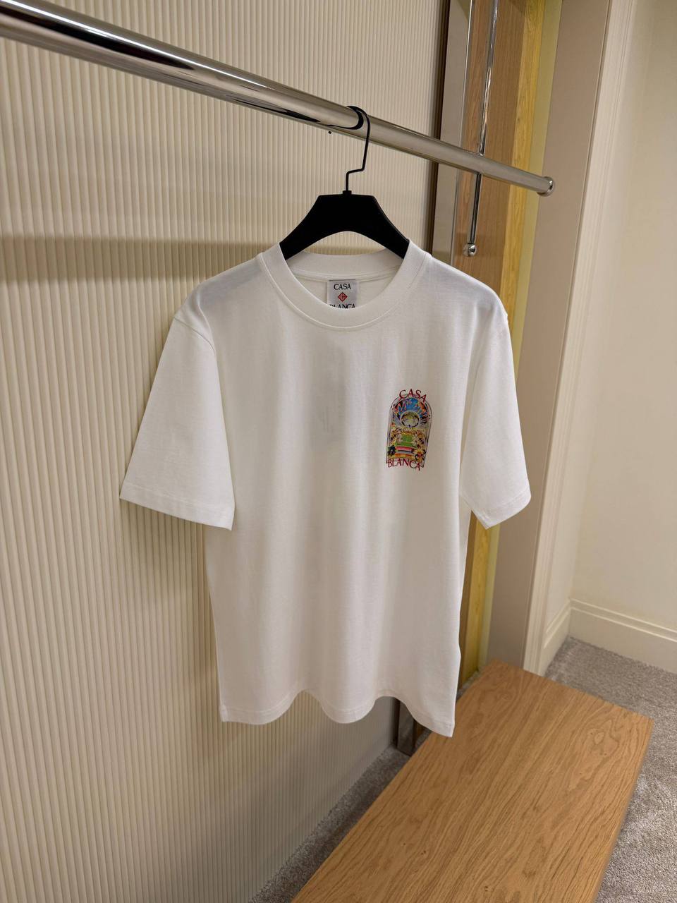 Casablanca Tennis Landscape T-Shirt – White