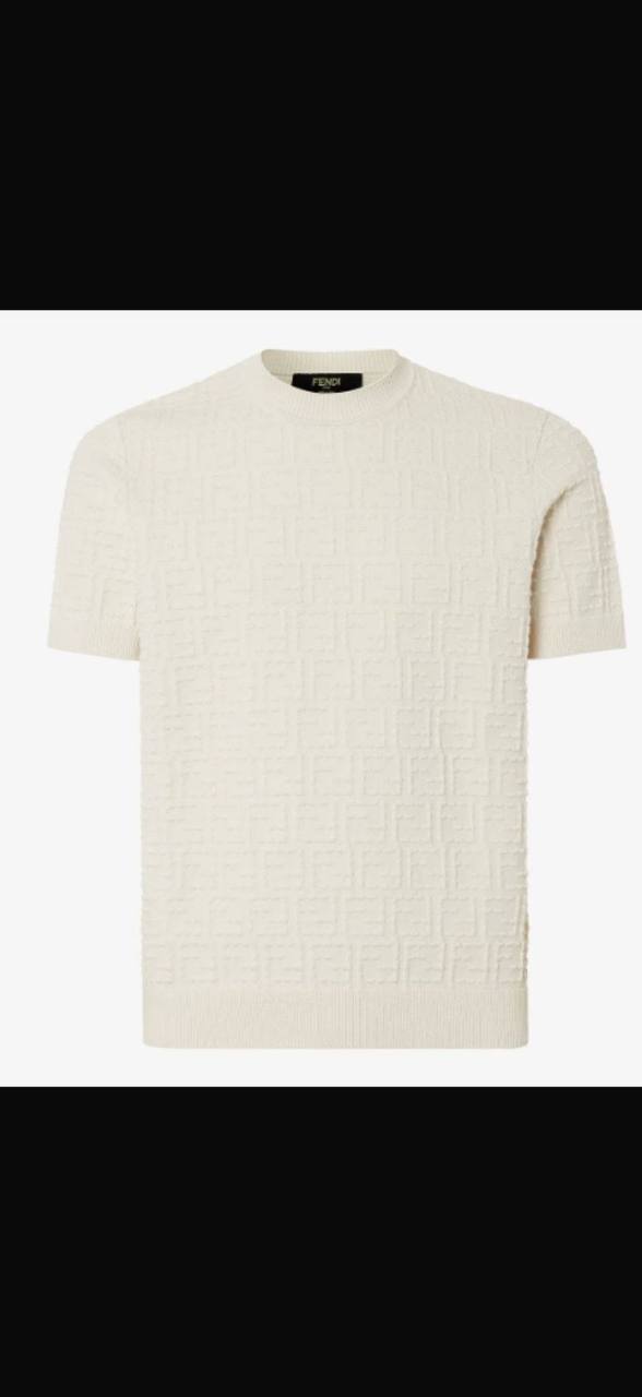 Fendi FF Jacquard Knit T-Shirt