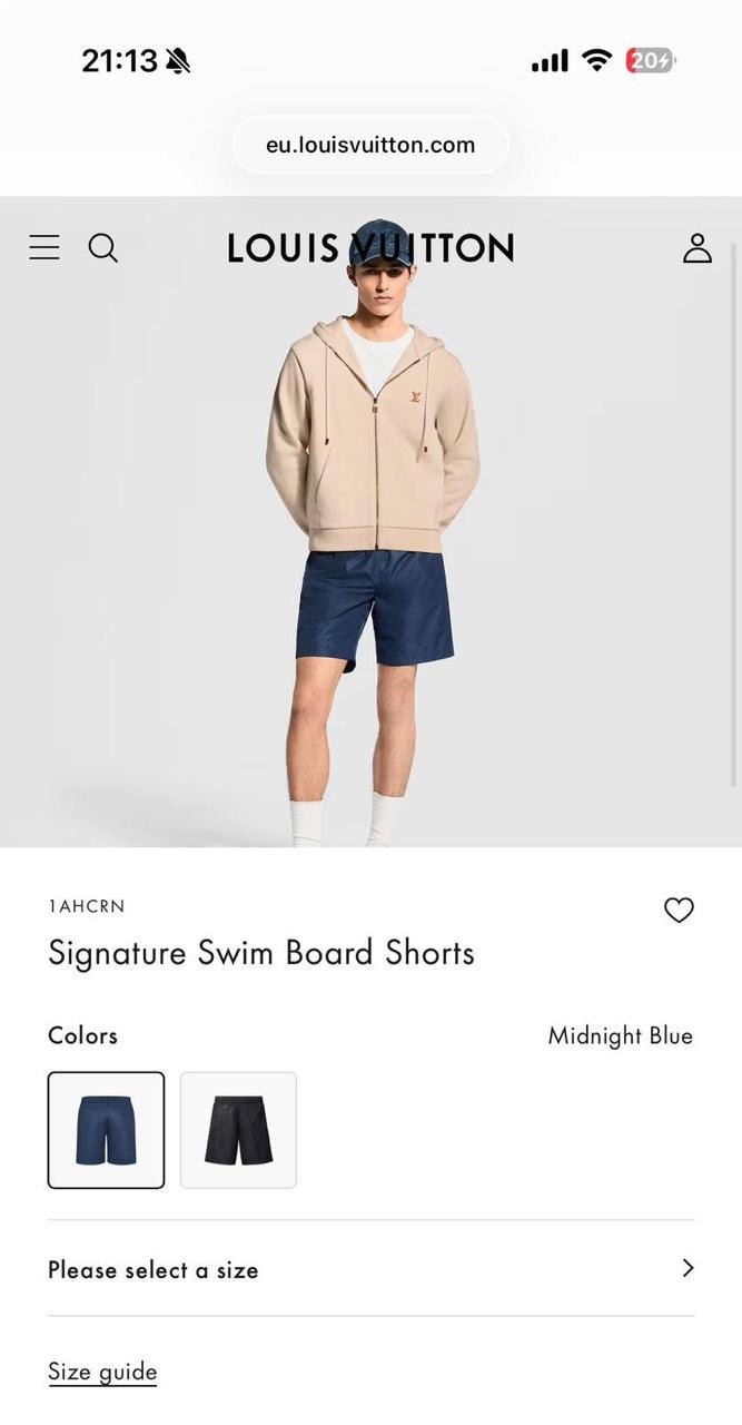 Louis Vuitton Signature Swim Board Shorts