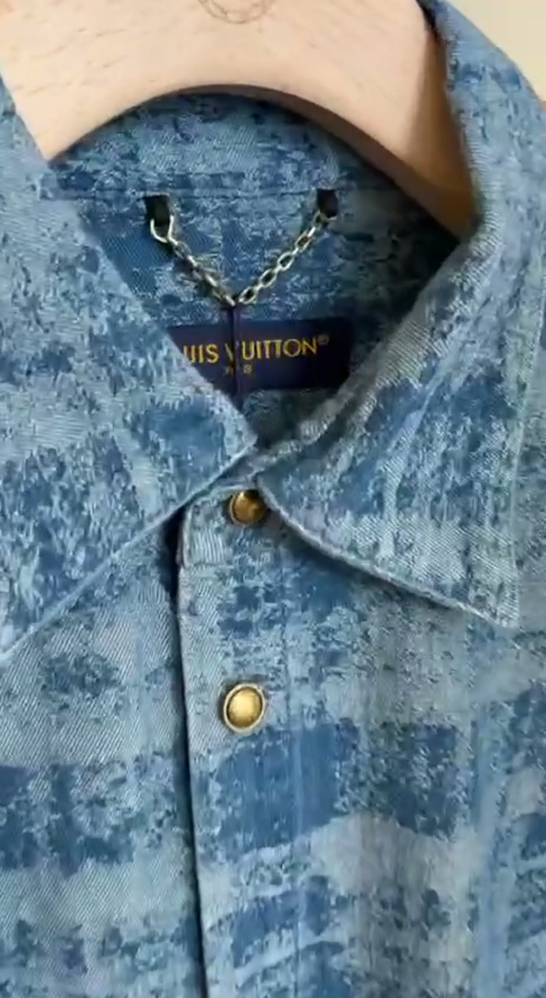 Louis Vuitton Monogram Denim Shirt & Trousers Set