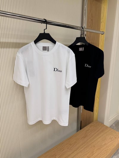 Dior Logo Embroidered T-Shirt