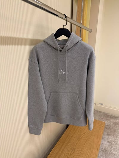 Dior Logo Embroidered Hoodie