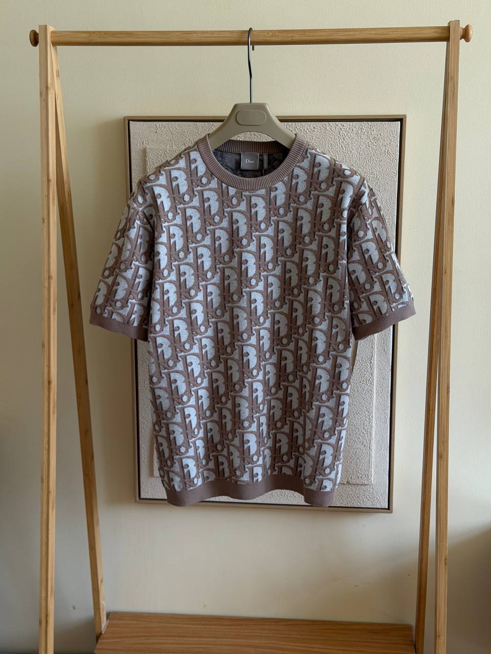 Dior Oblique Jacquard Knit T-Shirt