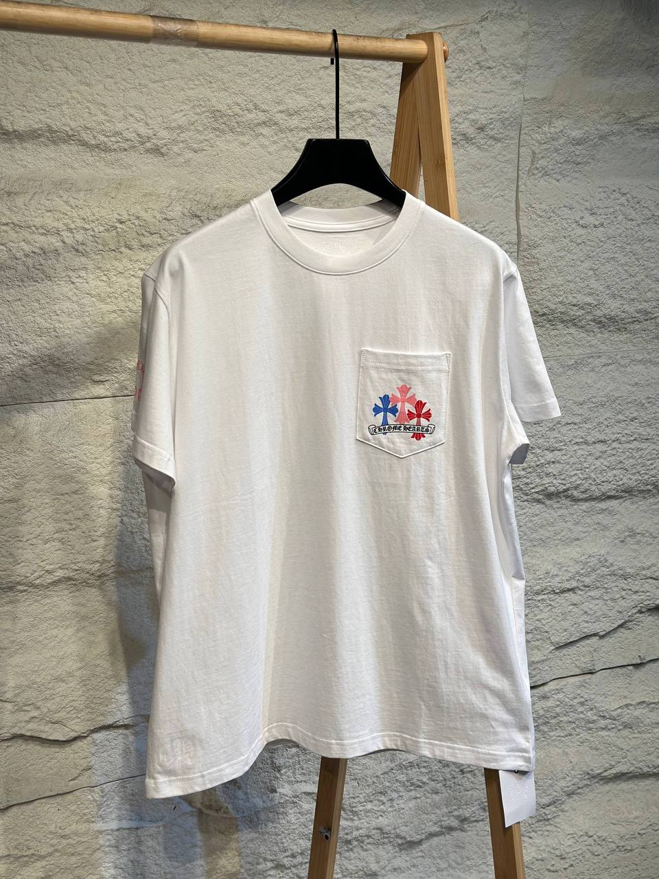 Chrome Hearts Multi-Color Cemetery Cross Tee