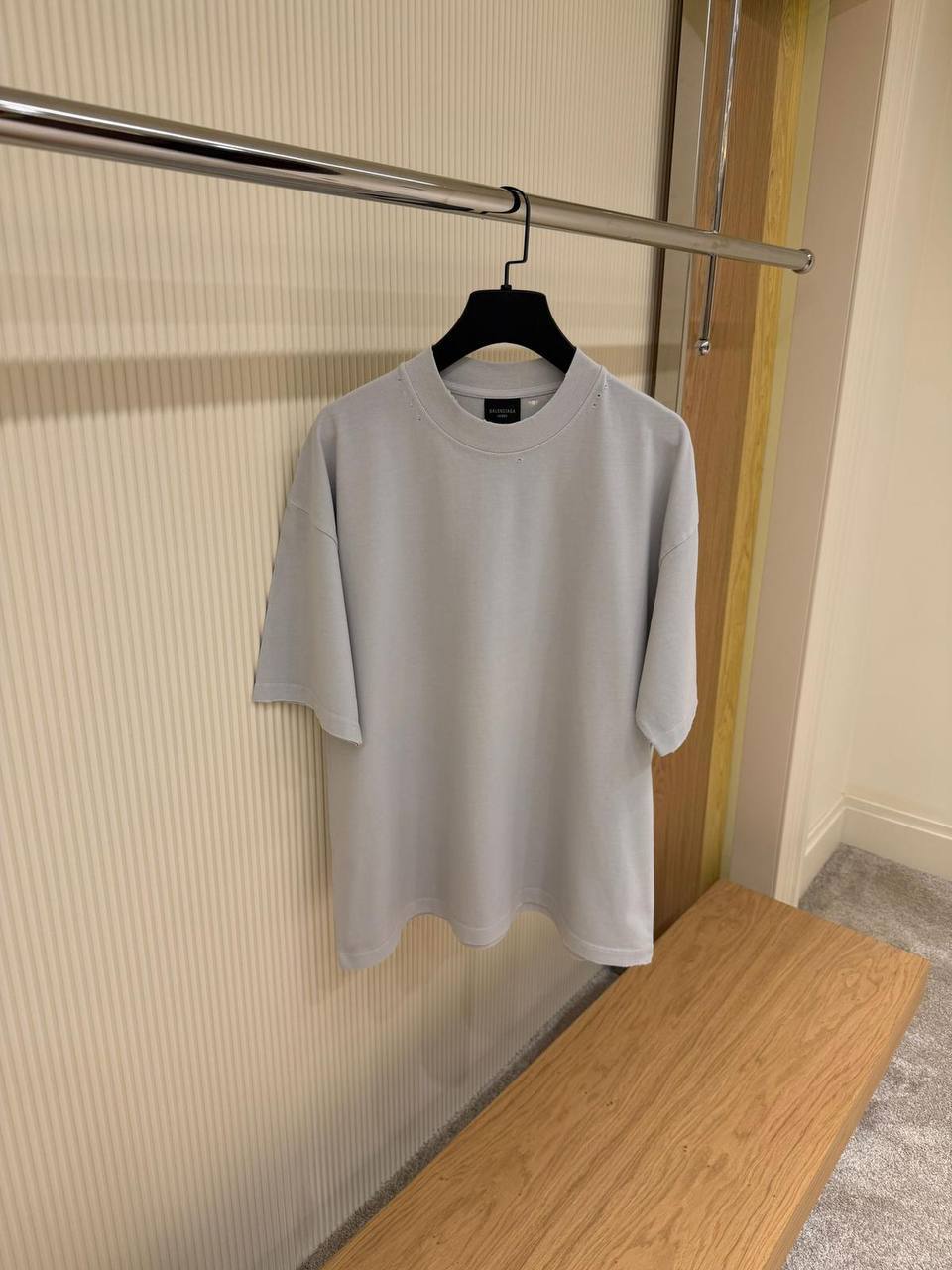 Balenciaga Caution Tape Distressed T-Shirt