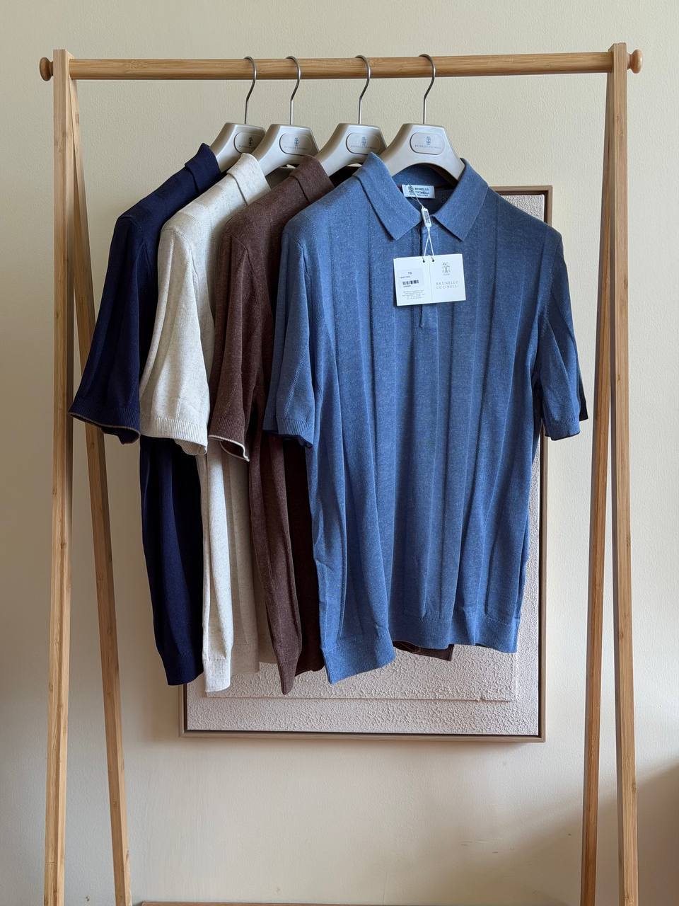 Brunello Cucinelli Ribbed Knit Polo