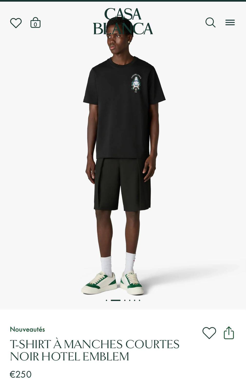 Casablanca Hotel Emblem T-Shirt