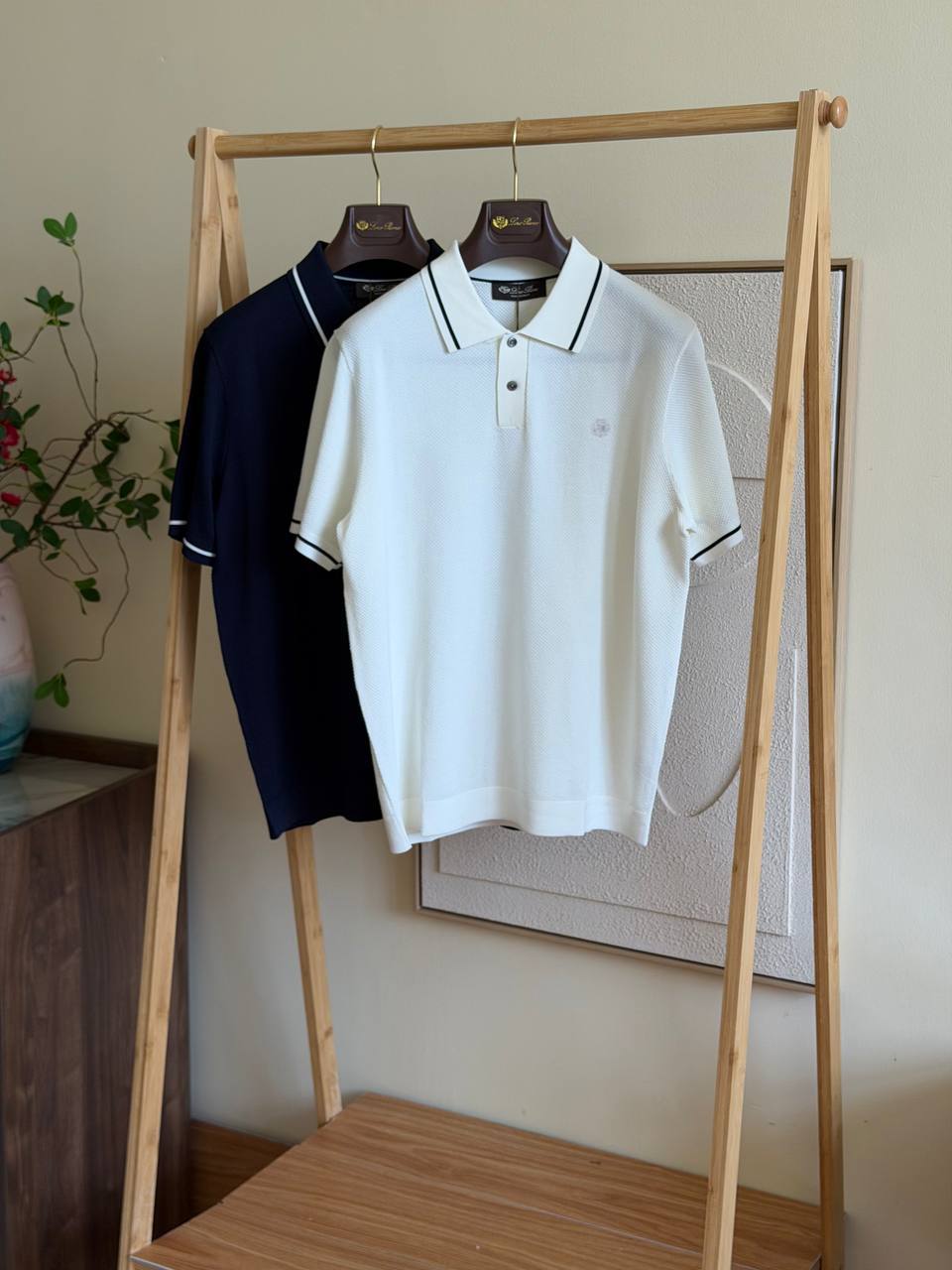 Loro Piana Tipped Piqué Polo