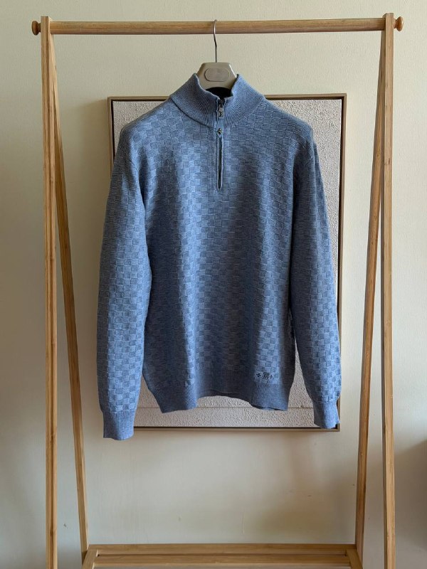 Louis Vuitton Monogram Knit Half-Zip