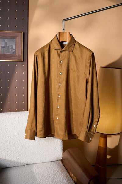 Loro Piana Linen Shirt - Tan