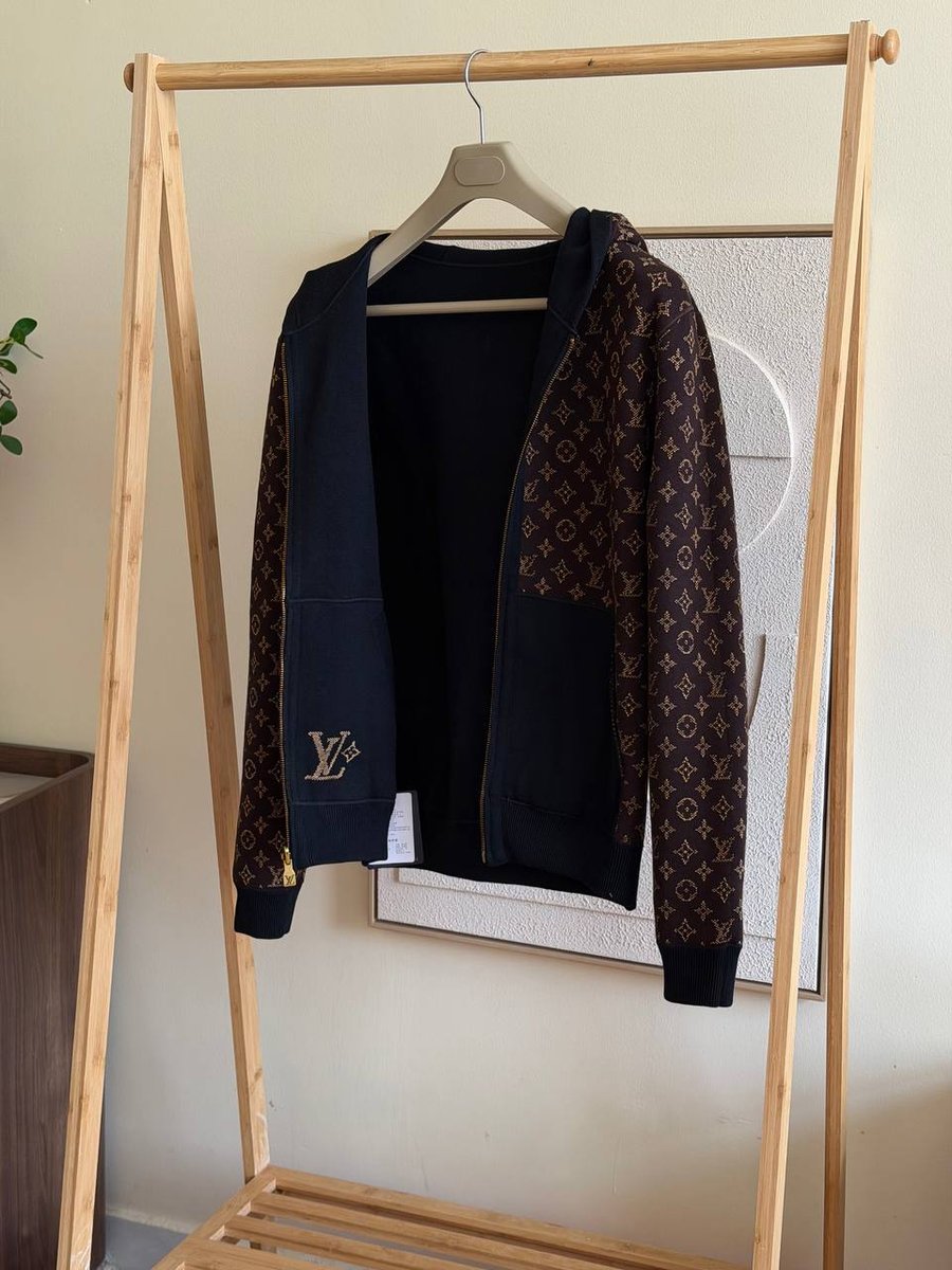 Louis Vuitton Monogram Brown Reversible Hooded Blouson