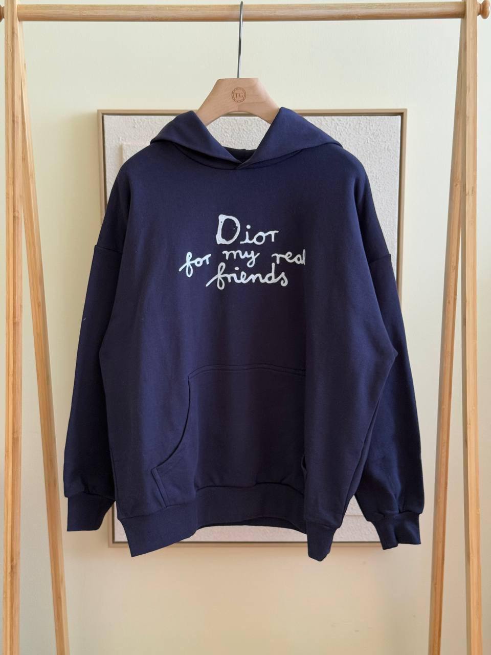 Dior "For My Real Friends" Hoodie – Navy