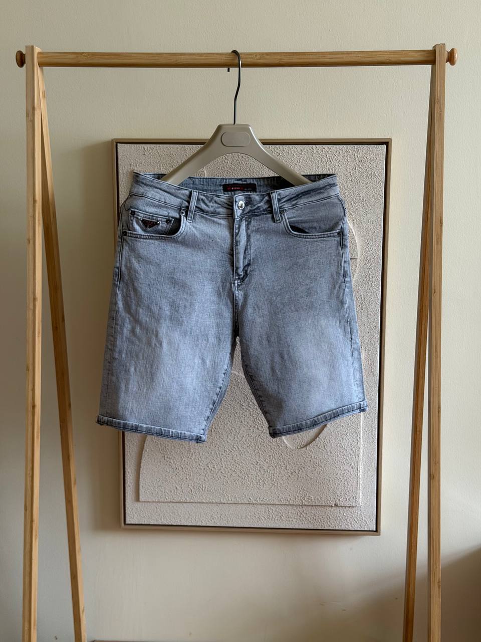 Prada Denim Shorts – Light Wash
