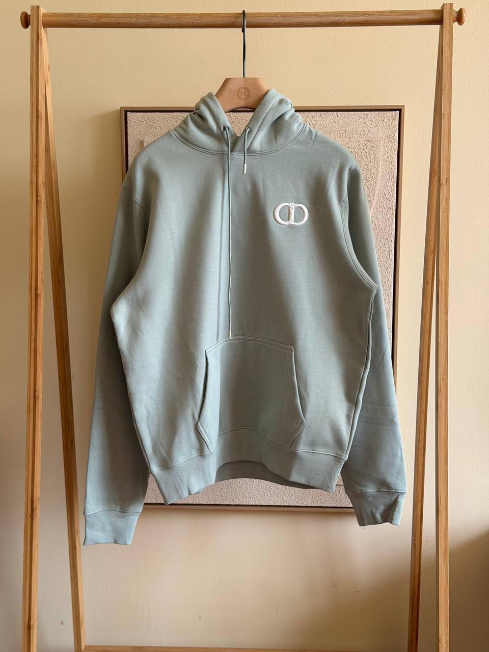 Dior CD Icon Zip Hoodie – Sage