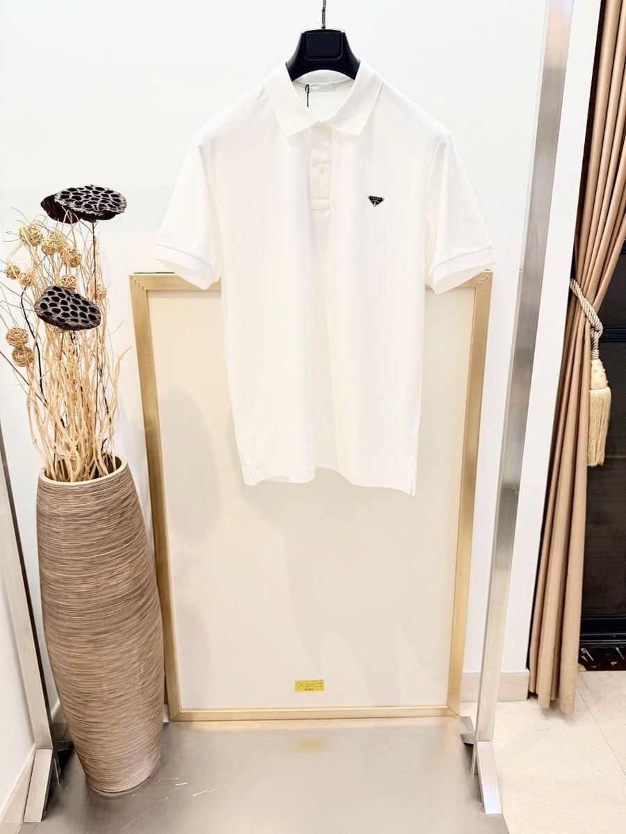 Prada Piqué Polo Shirt