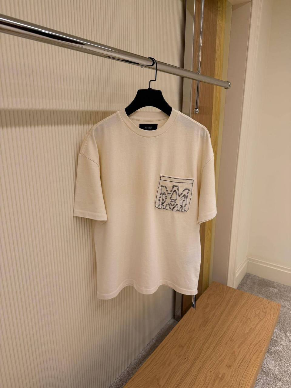 Amiri MA Pocket T-Shirt - Cream