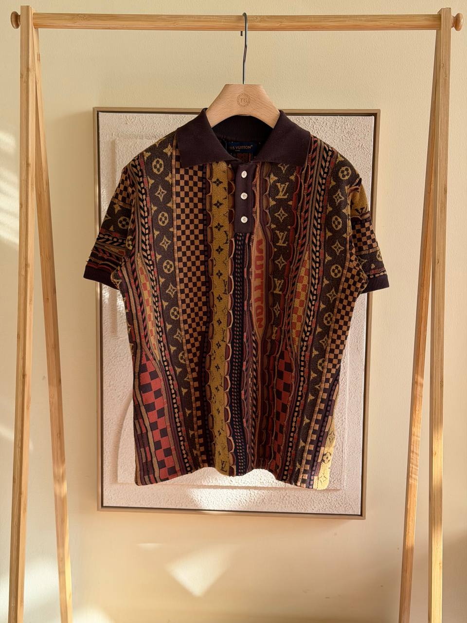 Louis Vuitton Monogram Jacquard Polo Shirt