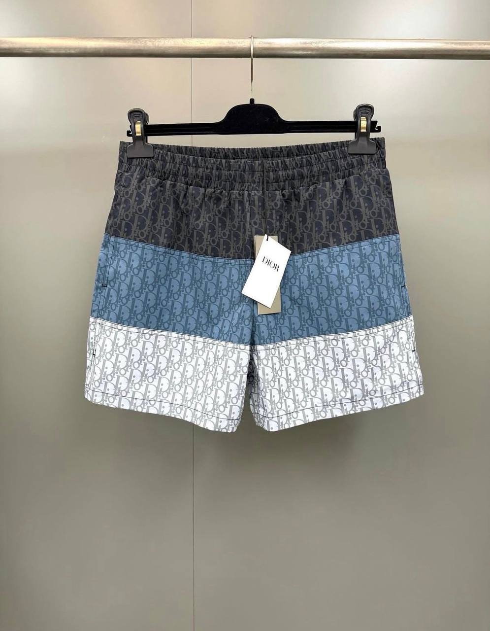 Dior Oblique Tricolor Swim Shorts