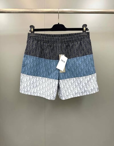 Dior Oblique Tricolor Swim Shorts