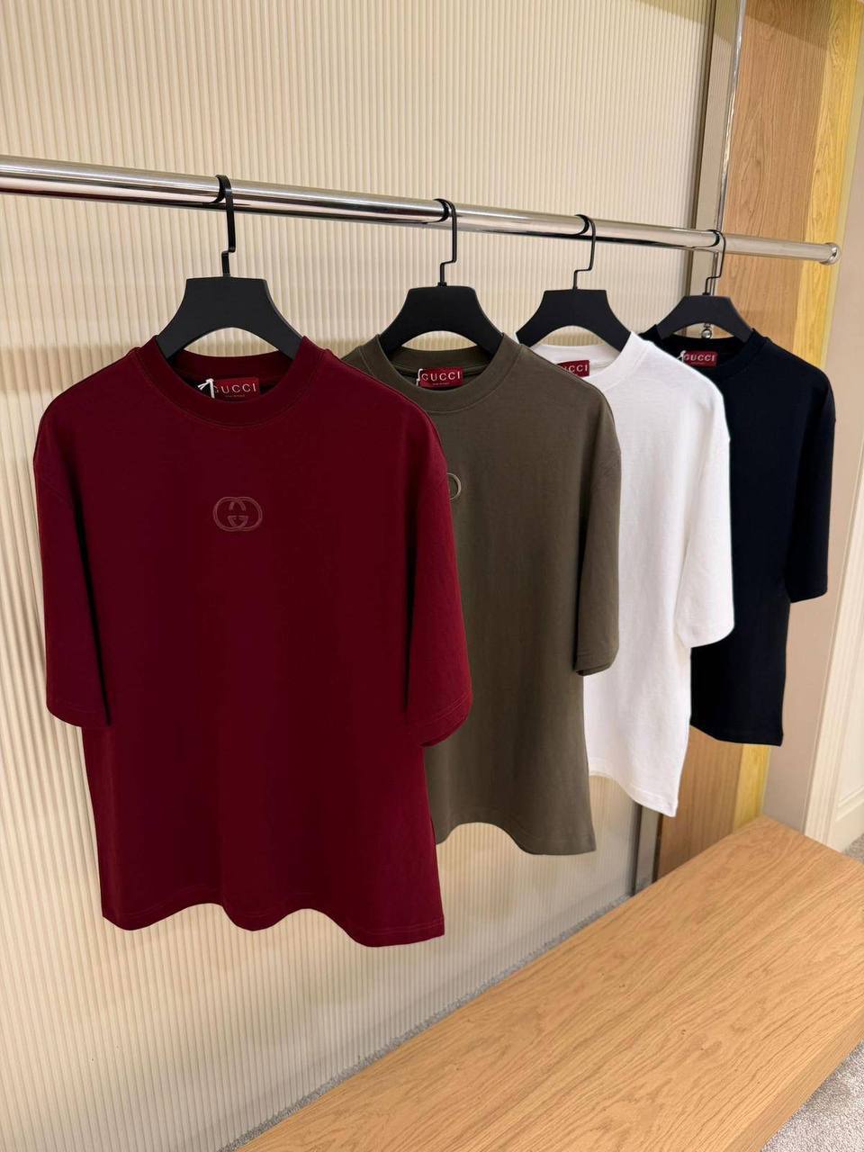 Gucci Interlocking GG Embroidered T-Shirt