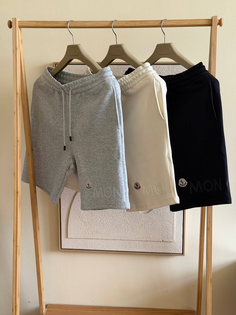 Moncler Logo Terry Shorts