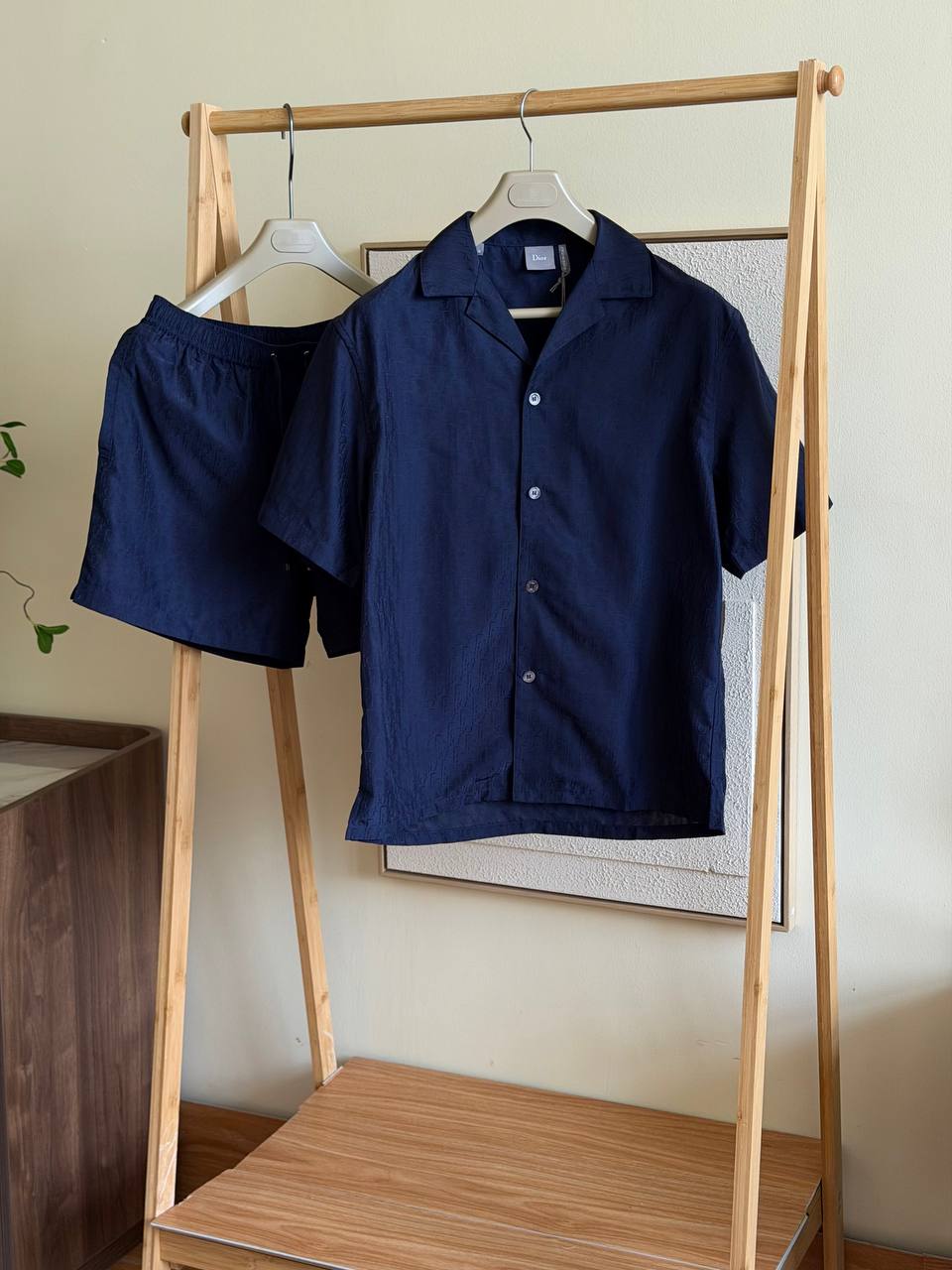 Dior Oblique Jacquard Shirt & Shorts Set