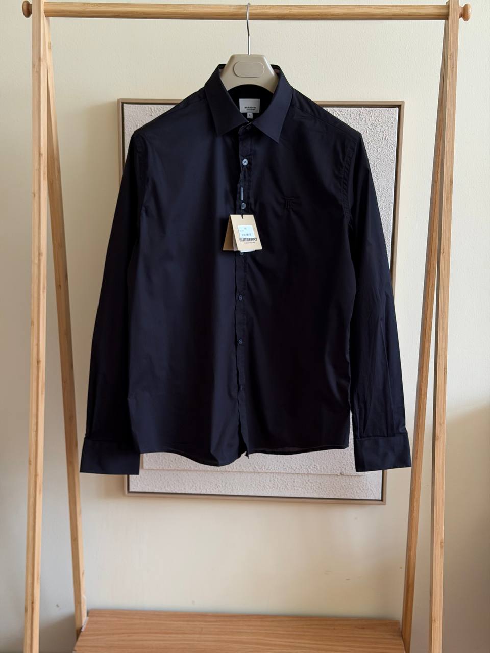 Burberry Check Cuff Poplin Shirt