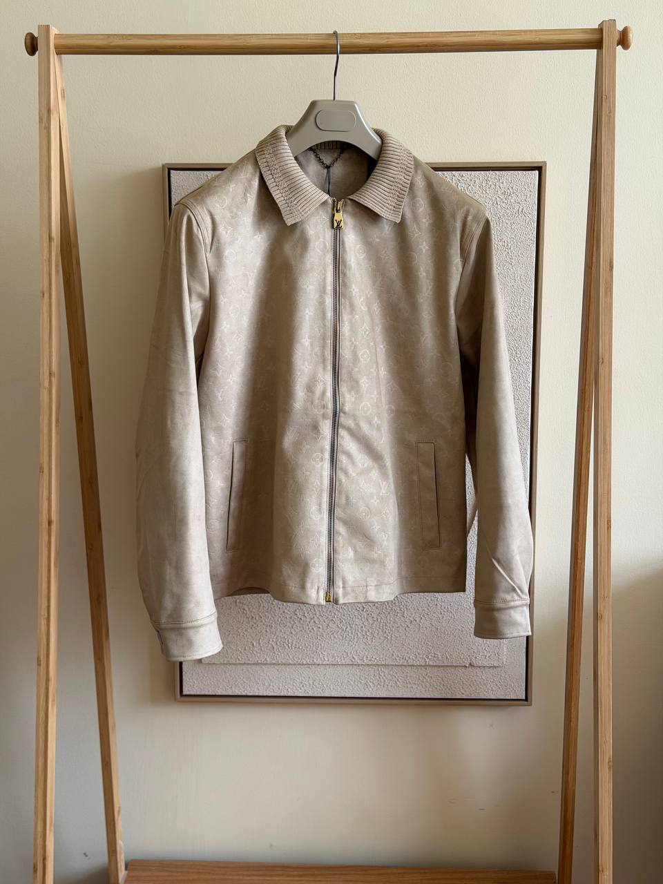Louis Vuitton Monogram Leather Mix Blouson
