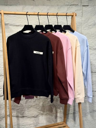 Logo-Tab Crewneck Sweater