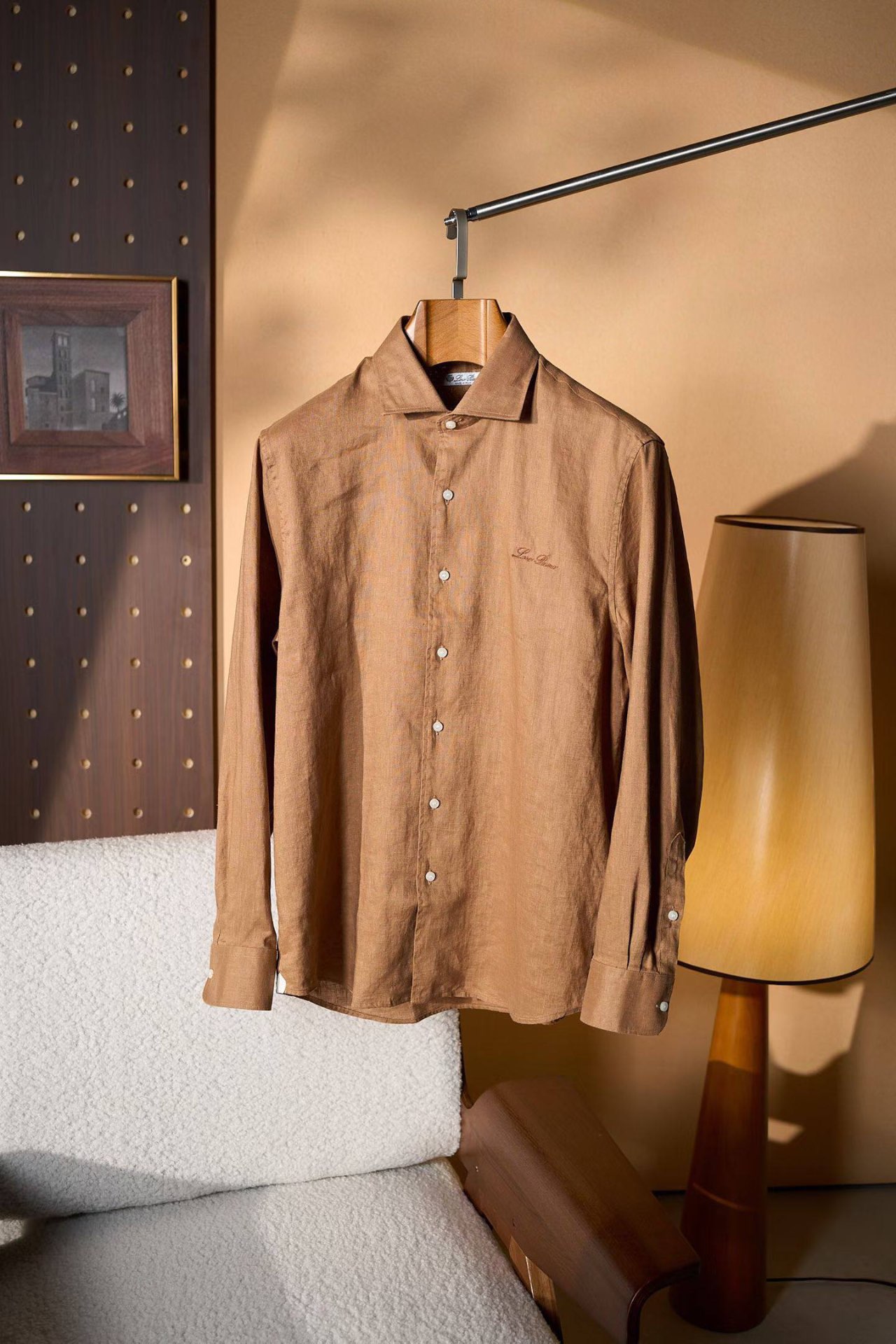 Loro Piana Linen Shirt - Camel