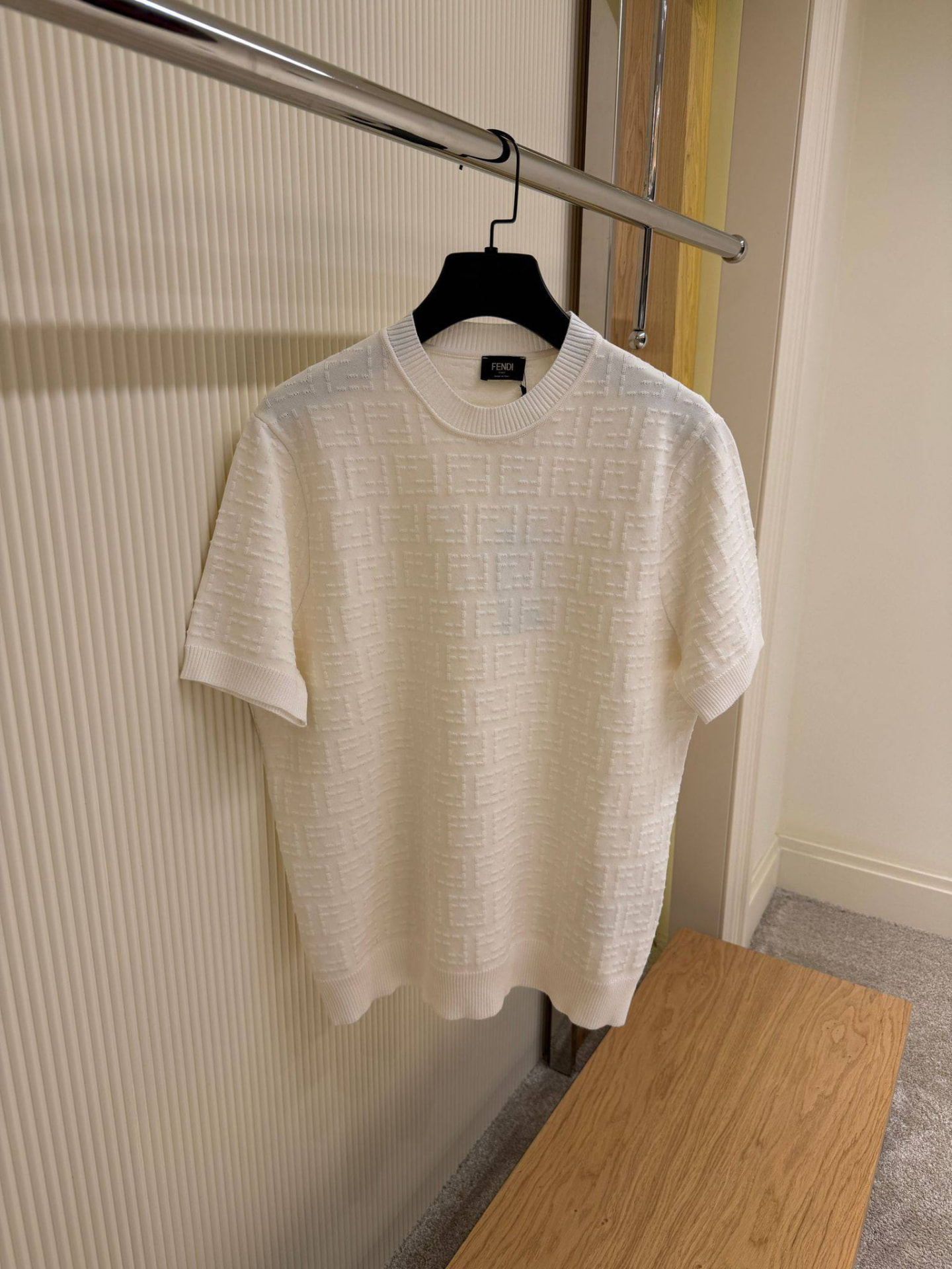 Fendi FF Jacquard Knit T-Shirt