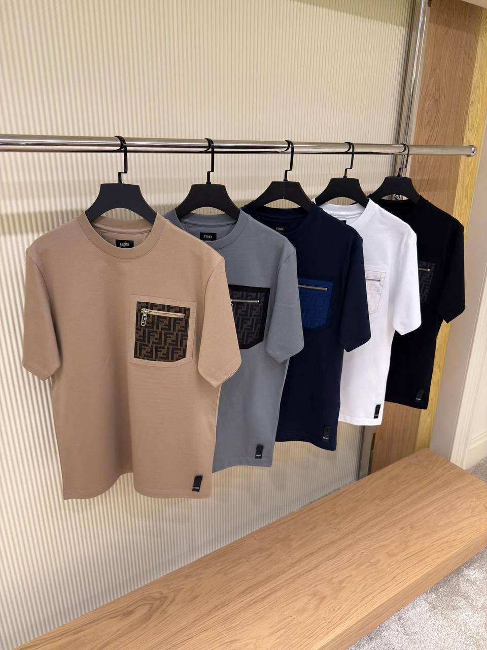 Fendi FF Zip Pocket T-Shirt