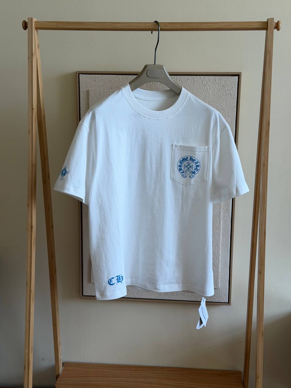 Chrome Hearts Blue Cross Pocket T-Shirt