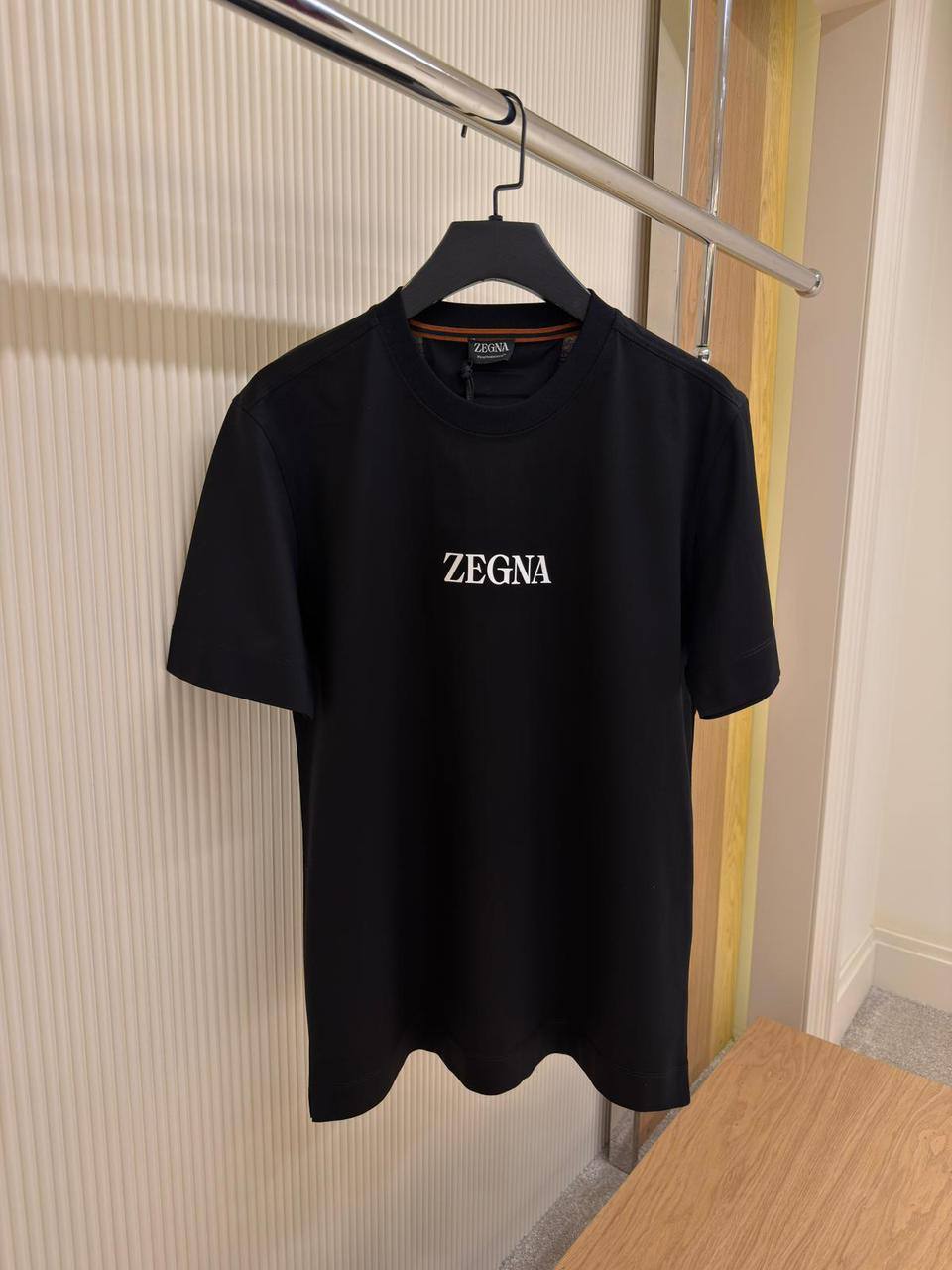 Zegna #UseTheExisting™ Cotton T-Shirt – Black
