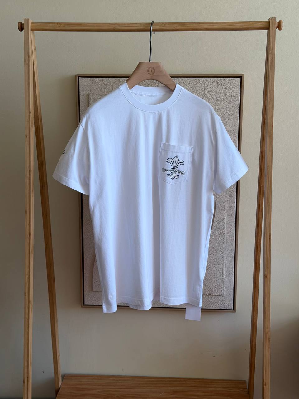 Chrome Hearts Fleur de Lis Pocket Tee – White