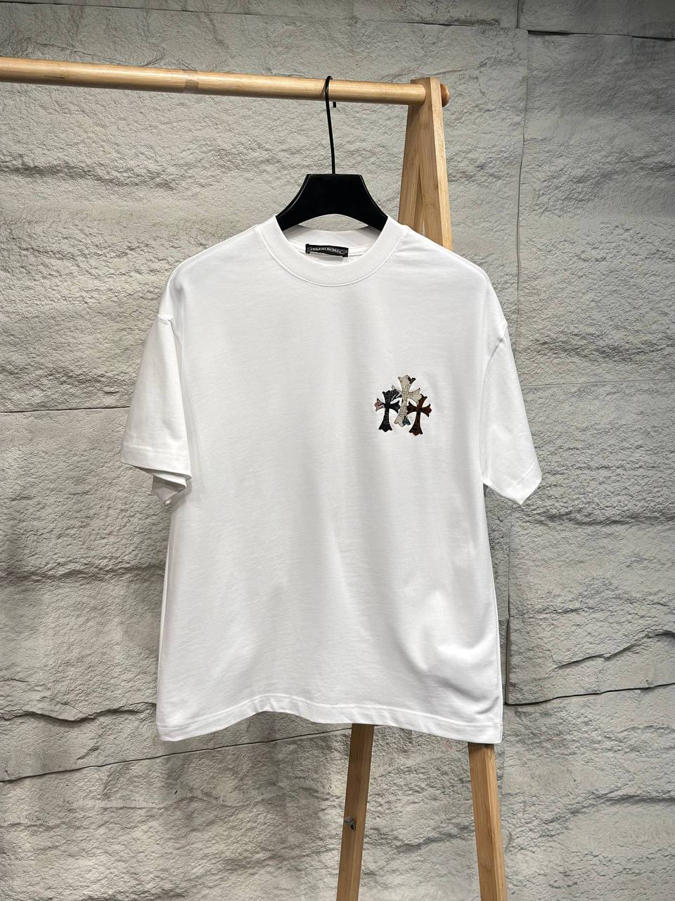 Chrome Hearts Cross Patch T-Shirt — White